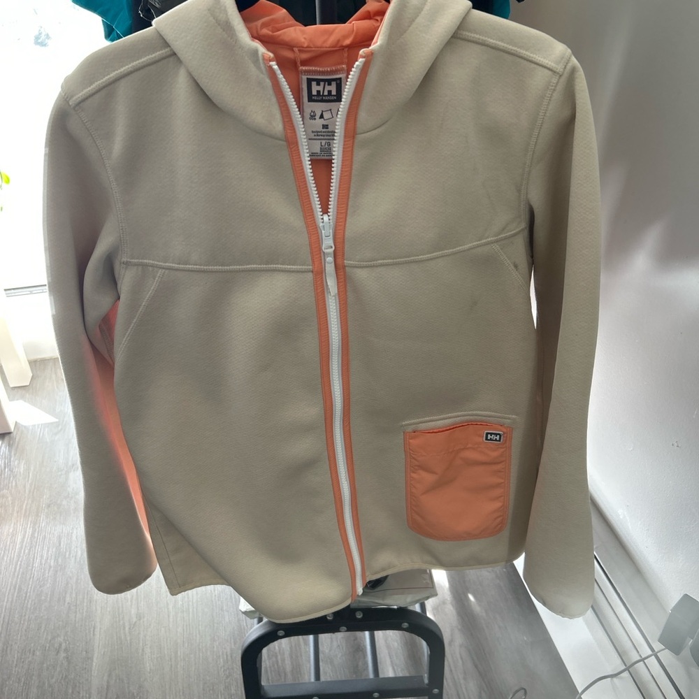 Helly Hansen Reversible Cream and Peach Jacket
